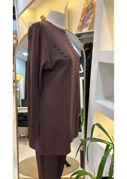 Triko Tunik 907 Kahve fiyatları