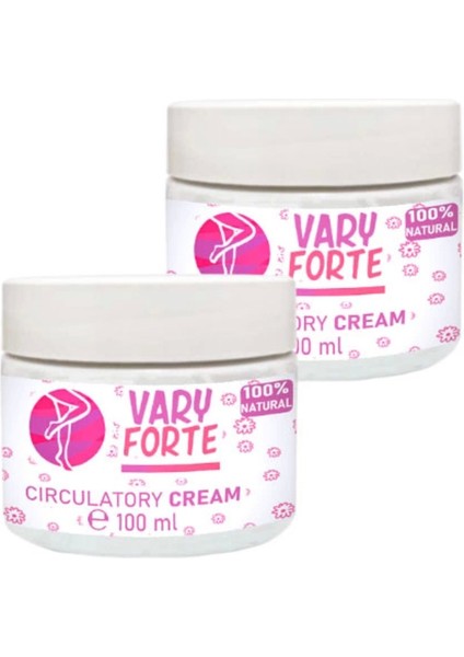 Vary Forte Kavanoz Krem 100 ml 2 Adet Yoğun Varislere Karşı Tesirli Krem