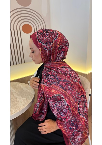 Etnik Desen Bambu Kraş Soft Şal indirimleri