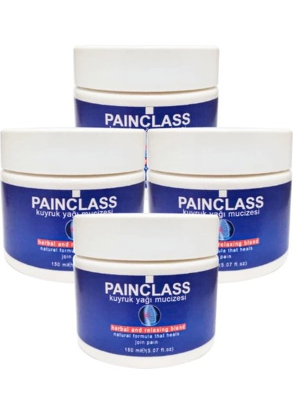 Painclass HZNKS050 4tane 150 ml Büyük Boy Kuyruk Yağı Kremi Pain Cream Ağ Rılara Krem