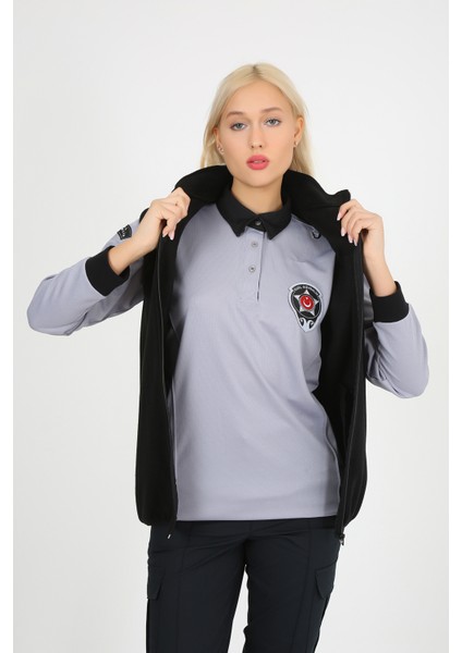 Siyah Özel Güvenlik Bayan Polar Yelek (Armalı ve Sırt Nakışlı) fırsatları