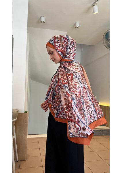 Etnik Desen Bambu Kraş Soft Şal modelleri