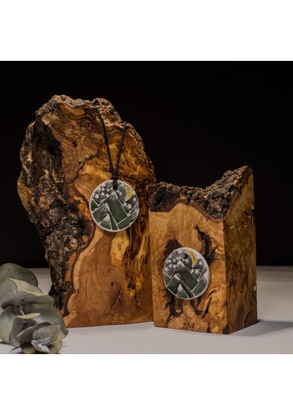 Dağ Seramik Kolye – Stres ve Denge Kolyesi fırsatları