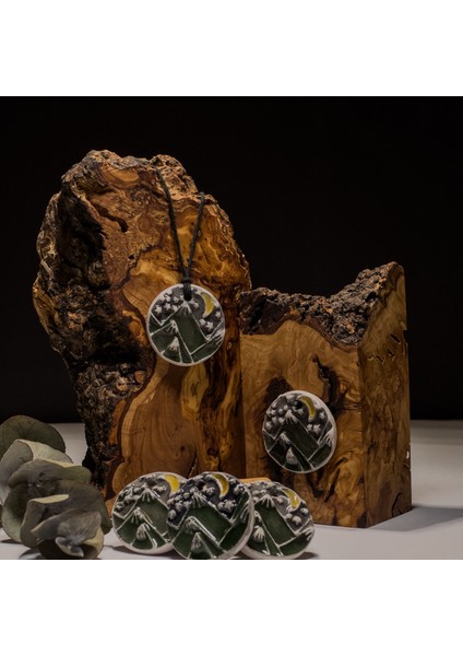 Dağ Seramik Kolye – Stres ve Denge Kolyesi indirimleri