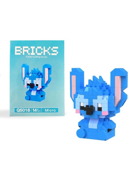 Stitch Q5016 Yapı Blokları – Karakter Mini Blok Oyuncak Seti | Koleksiyonluk ve Hediye