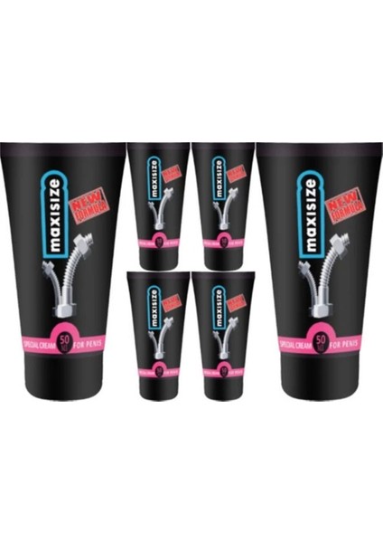 Maxsize KOD:ASLG306 Maxi Size Cream Erkeğe Özel 50 ml 6 Adet Şekillendirici Canlandırıcı Krem