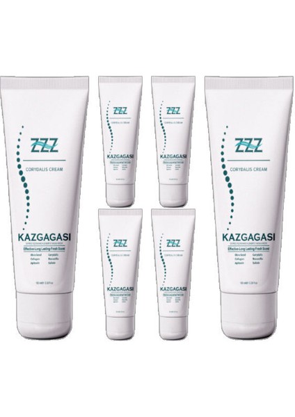 Kaz Gagası Özel Karışımlı Krem 6X100 ml Sırt Kas Iskelet Eklem Ağrıları Için