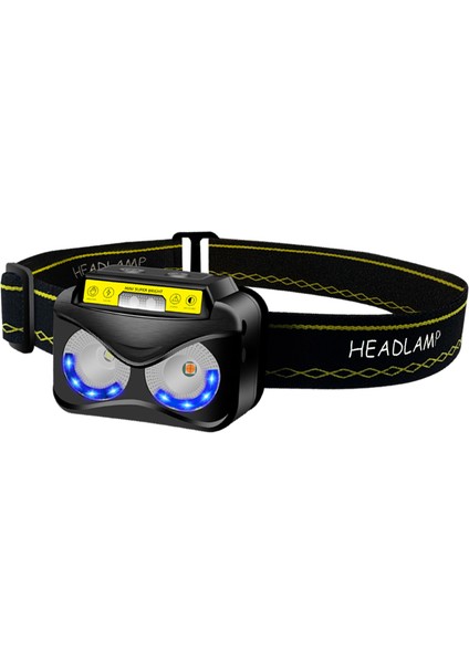Peakstar PS-190 1000 Lümen USB Şarj Edilebilir Hareket Sensörlü Suya Dayanıklı Kafa Lambası
