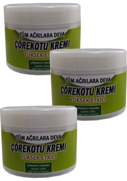 Çörek Otu Kremi Vücut Sızı ve Ağrıları Için Mucizevi Krem 100 ml x 3 Adet