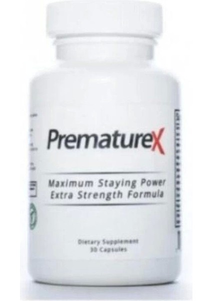 Premature-X 30'lu Erkeklere Özel Performansı Arttıran Bitkisel Takviy