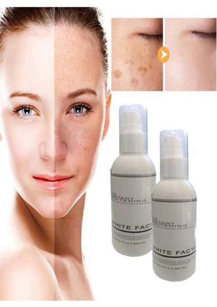 White Factor Cilt Beyazlatıcı Masaj Bakım Kremi 120 ml 2 Adet