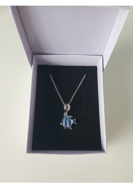 Mavi Balık Kolye