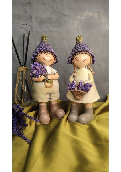 Lavanta Çocuklar Retro Biblo Seti ( 23 cm ) fiyatları