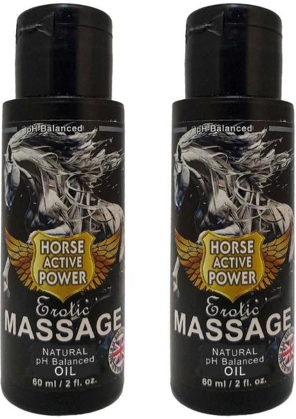 Horse Active Power Rahatlatıcı Vücut Bakım Masaj Yağı 60 ml 2 Adet