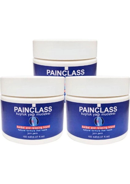 Painclass 3X150 ml Kuyruk Yağı Kremi Eklem Için