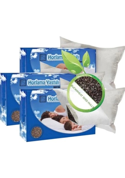 Bonie Gürültüsüz Uyku Yastığı 3 Adet Karabuğday Yastığı 50X70CM LUST925000330