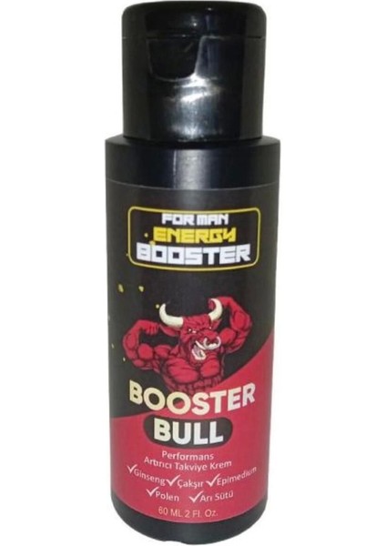Booster Bull Erkek Için Ser.tleşme Masaj ve Bakım Kremi 60ML x 1 Adet
