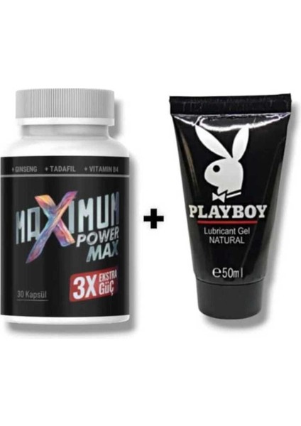 Maximum Power Max 3x Erkek Performansı Arttıran 30'lu Mucizevi Kayganlaştırıcı Jel 50 ml