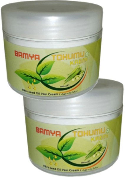 Vücut Sızıları Için Bamya Tohumu Yağlı Mesaj Kremi 100 ml x 2 Adet