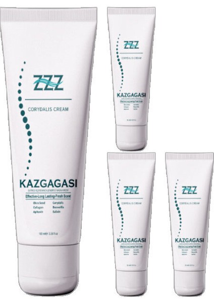Kaz Gagası Özel Karışımlı Krem 4X100 ml Sırt Kas Iskelet Eklem Ağrıları Için