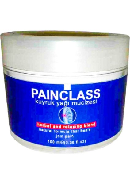 Painclass Kuyruk Yağı Kremi Sırt Boyun Ayak Ağ.rı ve Sızıları Dindirici Etki 100 ml