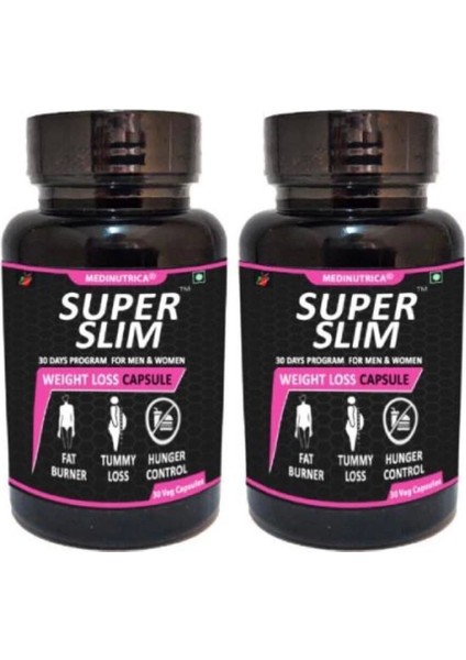 Süper Slim 30'lu Za.yıflama Diyet Takviyesi x 2 Adet