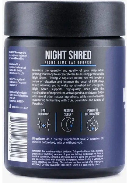 Night Shread Time Fat Burner Gece Yağ Yakma 60 Lı x 3 Adet + 1 Jel Hediye fırsatları
