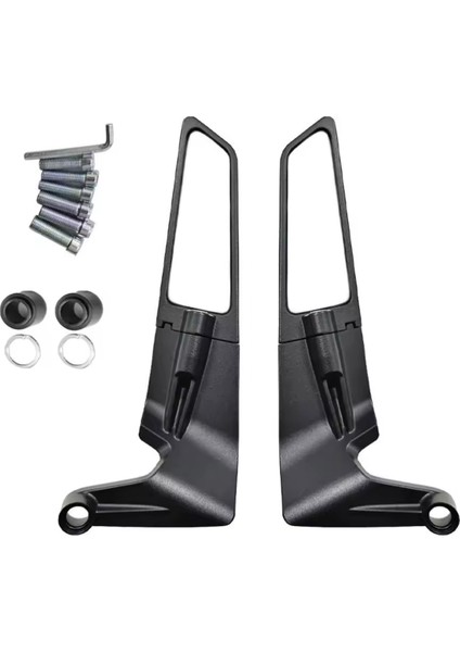 H2 Kanat Ayna Büyük Model Ayna 8 mm 10 mm Ters Düz Tüm Motosikletler Uyumlu fiyatları