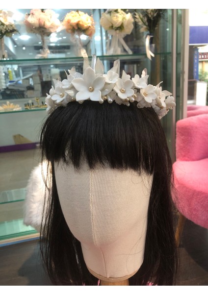 Diana Çiçek Kristal Kuvars Taç modelleri