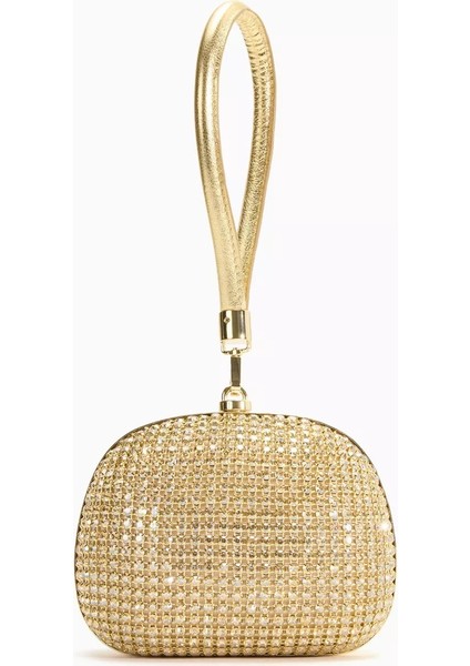 Self-Portraıt Crystal Clutch Altın Kristal Zincir & Fiyonk Detaylı Gece Çantası fiyatları