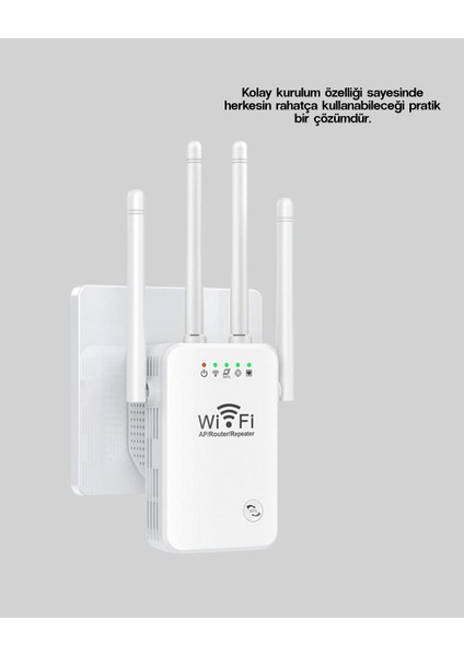 Wps Destekli 2.4ghz + 5ghz Wifi Sinyal Güçlendirici indirimleri