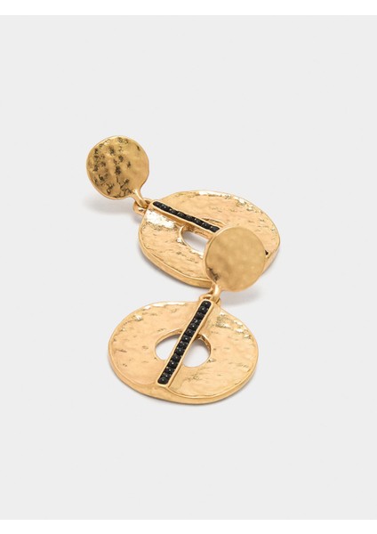 Merkez Çizgili Halka Küpe fiyatları