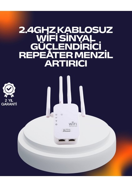 Yüksek Hızlı Parazit Önleyici Wifi Repeater Router