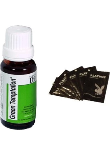 Hepsidahice Green Temptation D9 Kadın + 5li Pboy Lubricant Jel