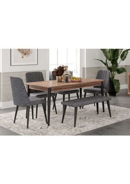 Pita Brown Yemek Odası Takımı fırsatları