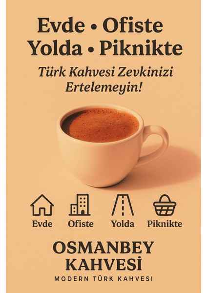 Kahvesi 10 Saniyede Hazır Türk Kahvesi 50'li Paket modelleri