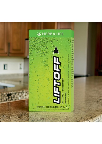 Liftoff Limon Aromalı Efervesan Içecek 10 Tablet Takviye Edici Gıda