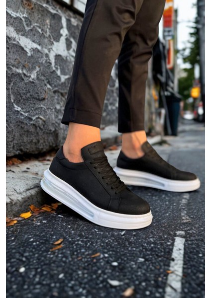 Erkek Spor Ayakkabı Siyah/beyaz MN271