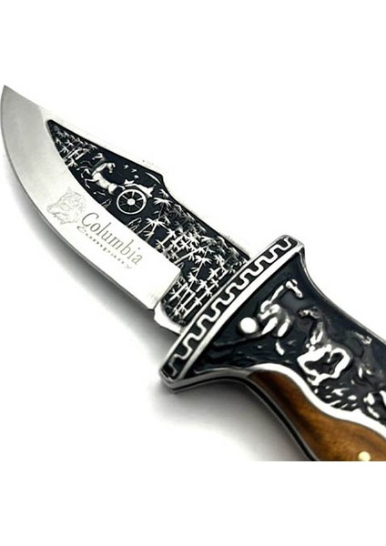 Kişiye Özel Isimli Columbia A3189-C 23 cm Isim Baskılı Columbia Baba Çakı Fayton fırsatları