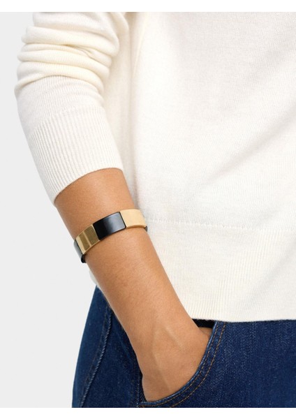 Dikdörtgen Taşlı Elastik Bileklik