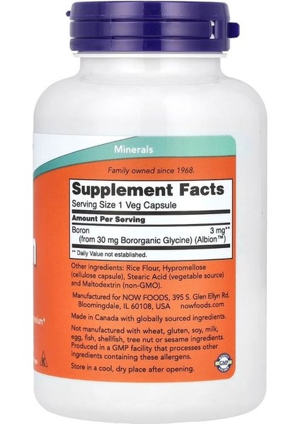 Boron 3 Mg 250 Veggie Kapsül fiyatları