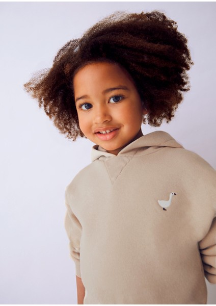 Bej Kız Çocuk Kargo Etek ve Sweatshirt Takım 4935 fiyatları