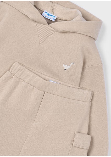 Bej Kız Çocuk Kargo Etek ve Sweatshirt Takım 4935 indirimleri