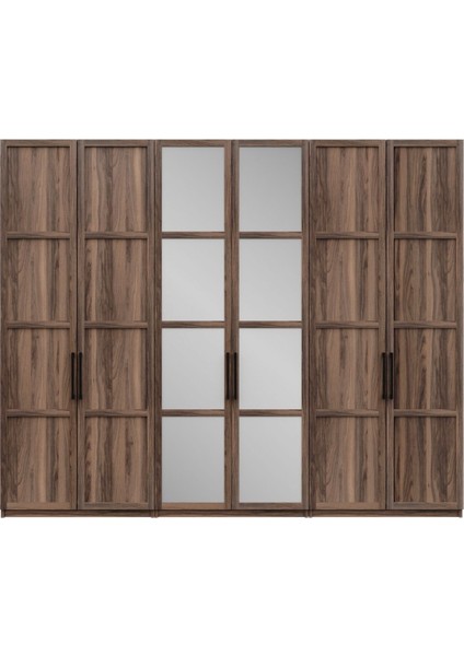 Pita Brown 6 Kapılı Gardırop fiyatları