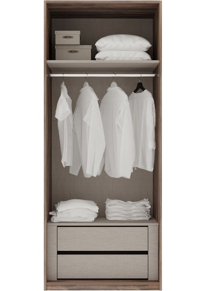 Pita Brown 6 Kapılı Gardırop modelleri