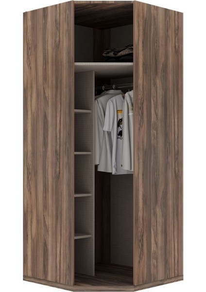 Pita Brown 6 Kapılı Köşe Gardırop fiyatları