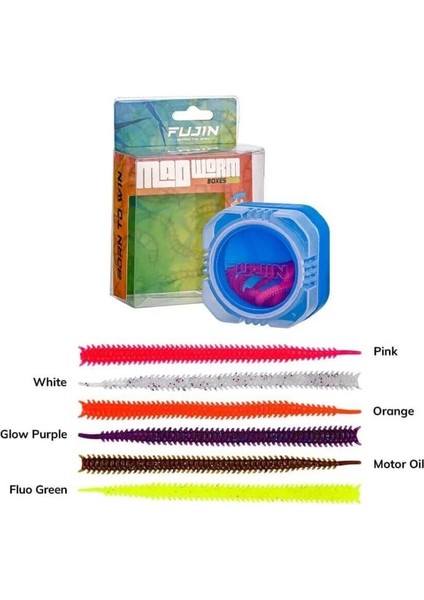 Mad Worm 9 cm Lrf Silikon Yem Orange