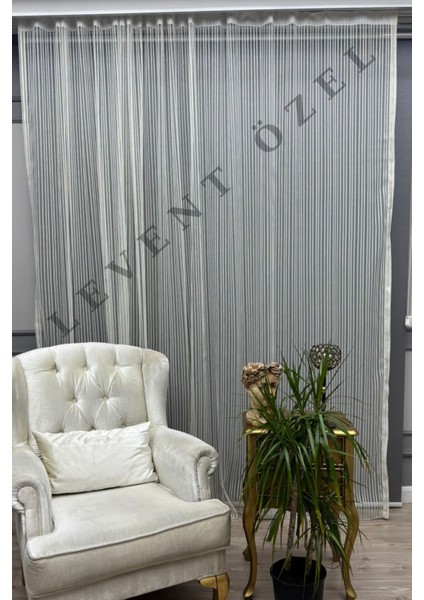 Yeni Nesil Pratik Çizgili Tül Perde 300X255