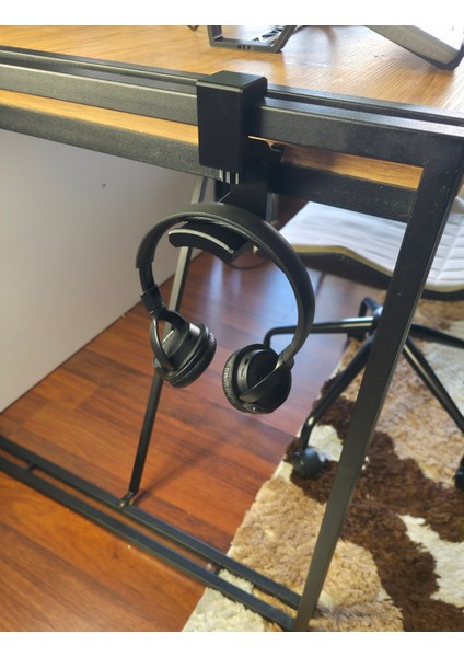 🎧 Masa Altı Kulaklık Askısı –yeni Düzen - Masa Altı Kulaklık Askısı – 2- 3 cm Kalınlık Için