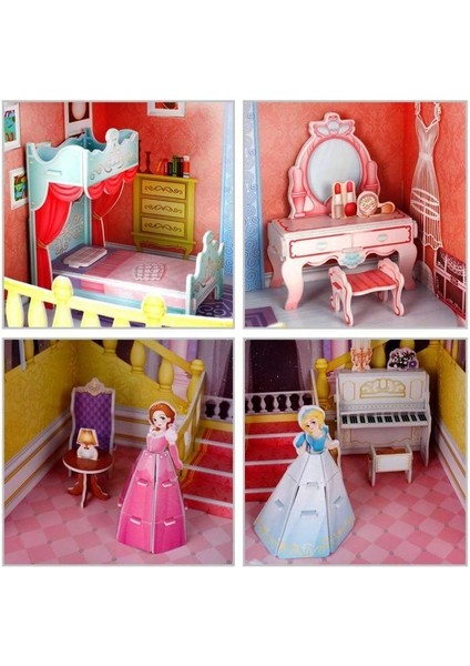 Cubicfun Peri Masalı Şatosu 3D Puzzle modelleri